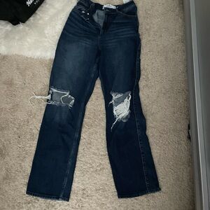 Hollister Blue Straight Leg Jeans Classic Style